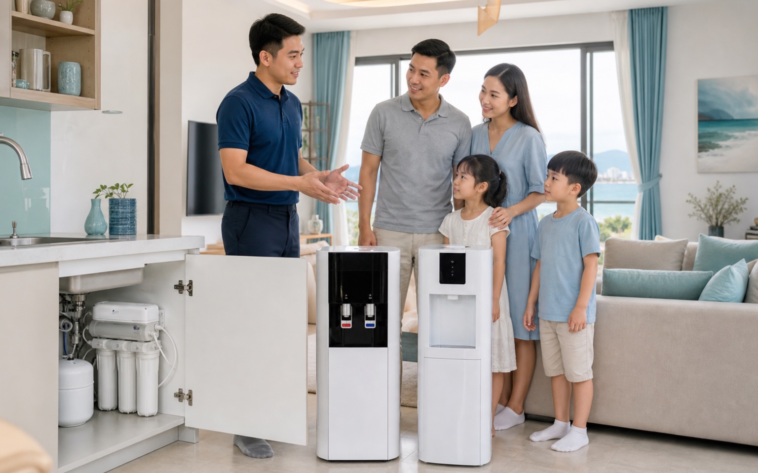 Máy lọc nước gia đình loại nào tốt? 8 tiêu chí chọn đúng, không mua thừa