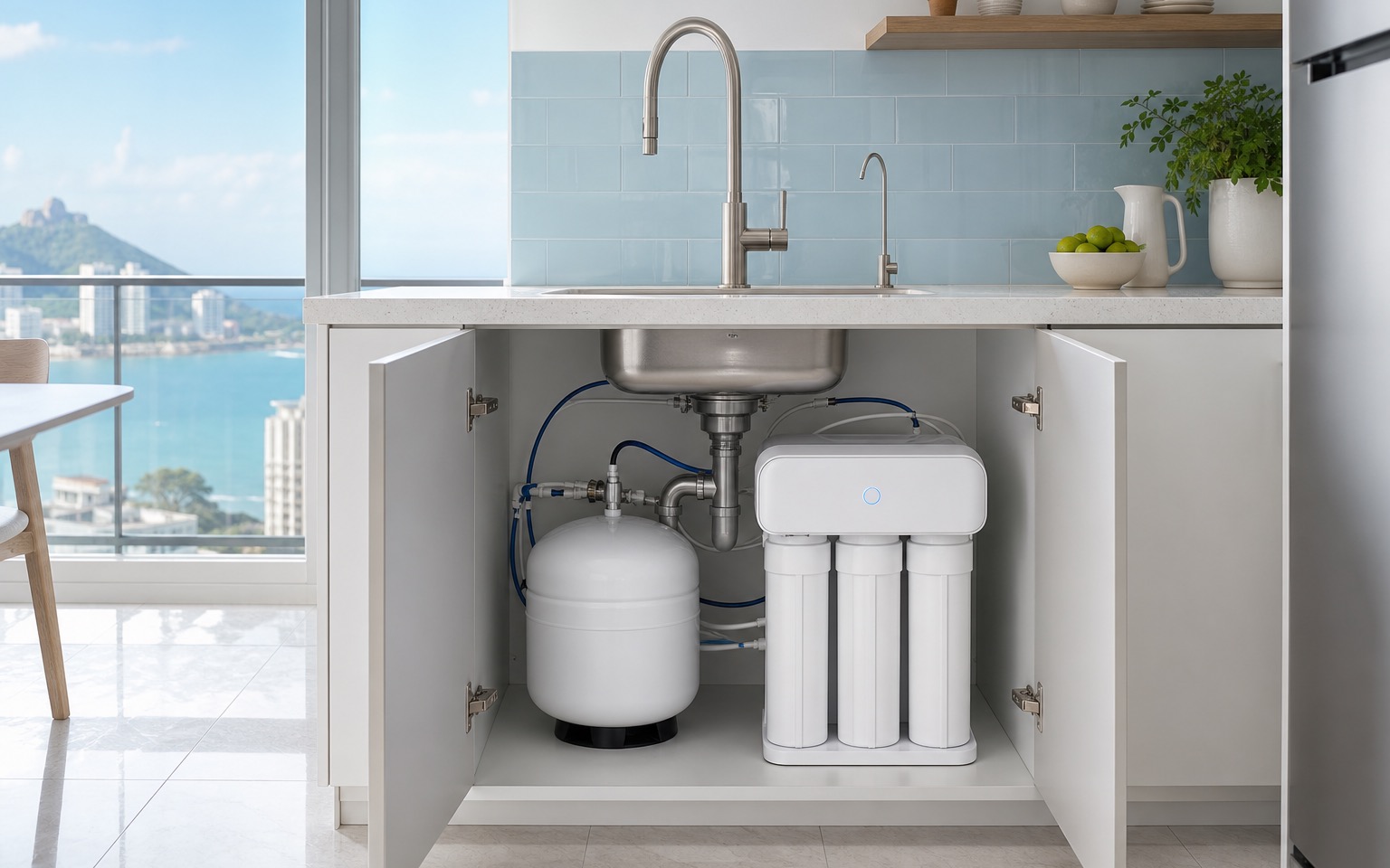 Máy lọc nước để gầm hay tủ đứng ở Vũng Tàu: chọn sao cho hợp bếp?