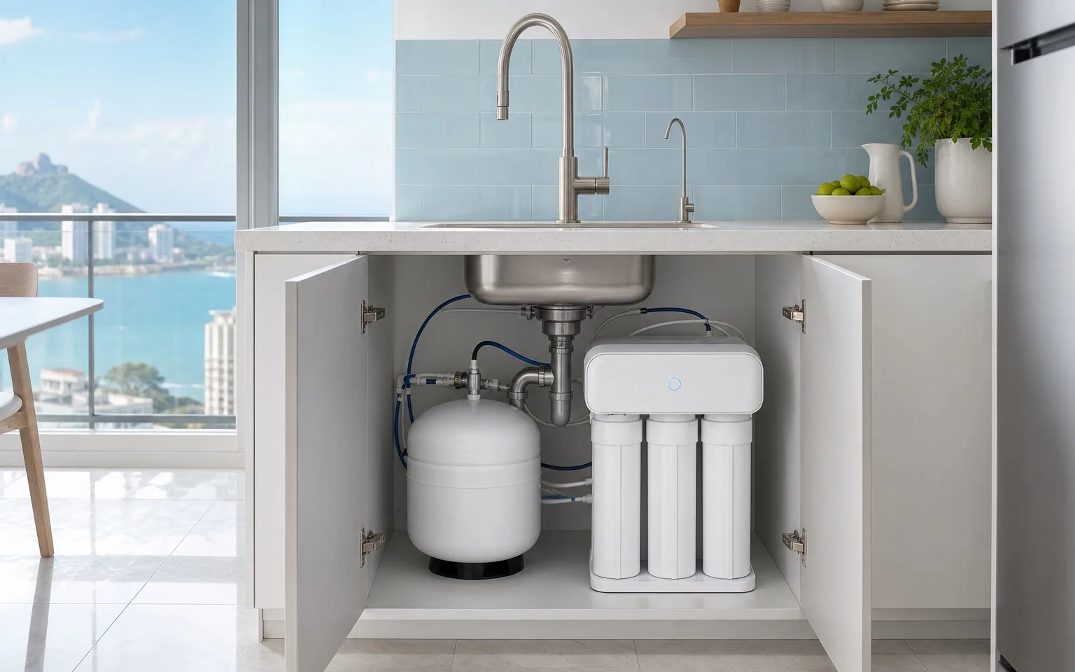 Máy lọc nước để gầm hay tủ đứng ở Vũng Tàu: chọn sao cho hợp bếp?