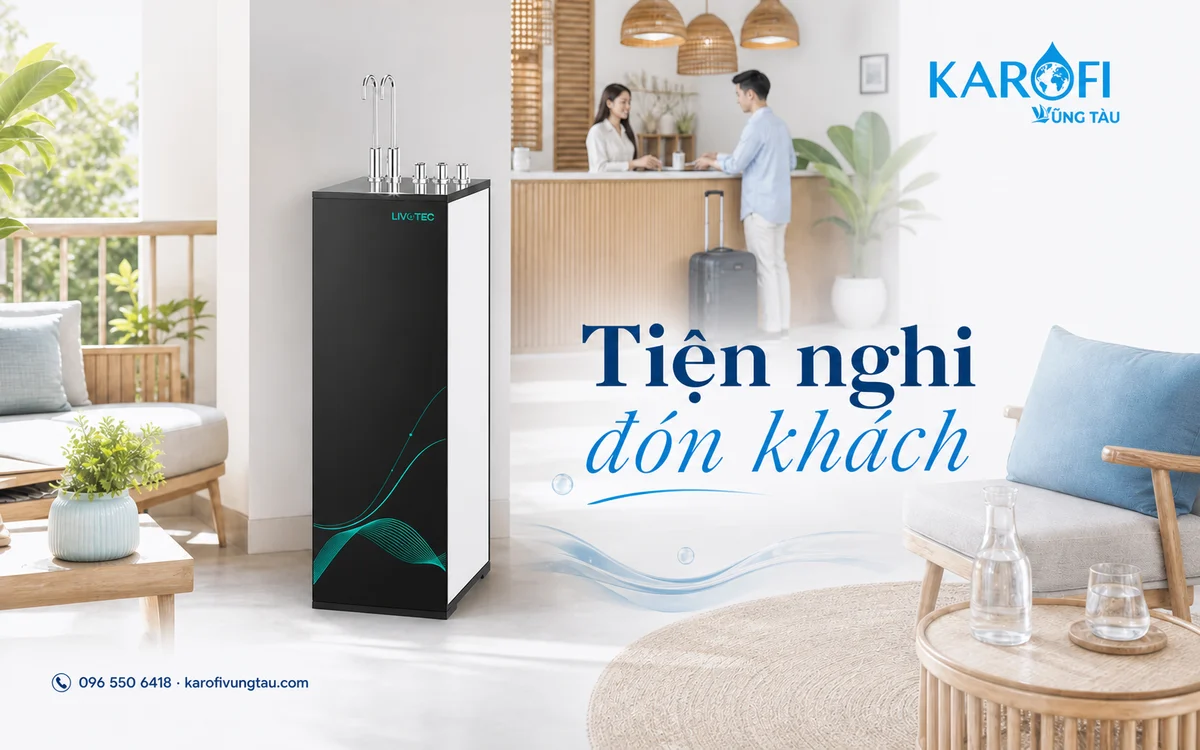 Máy lọc nước RO công suất cao Vũng Tàu: Livotec 618