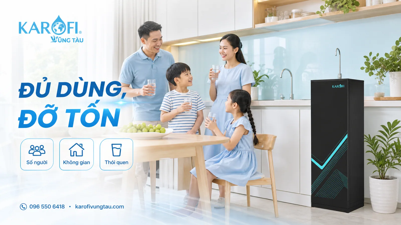 Máy lọc nước gia đình Bà Rịa Vũng Tàu: chọn sao cho đúng nhu cầu?