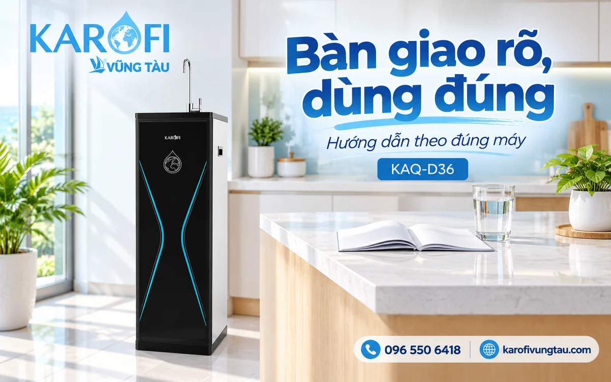 Máy lọc nước mới lắp cần xả bao nhiêu nước?