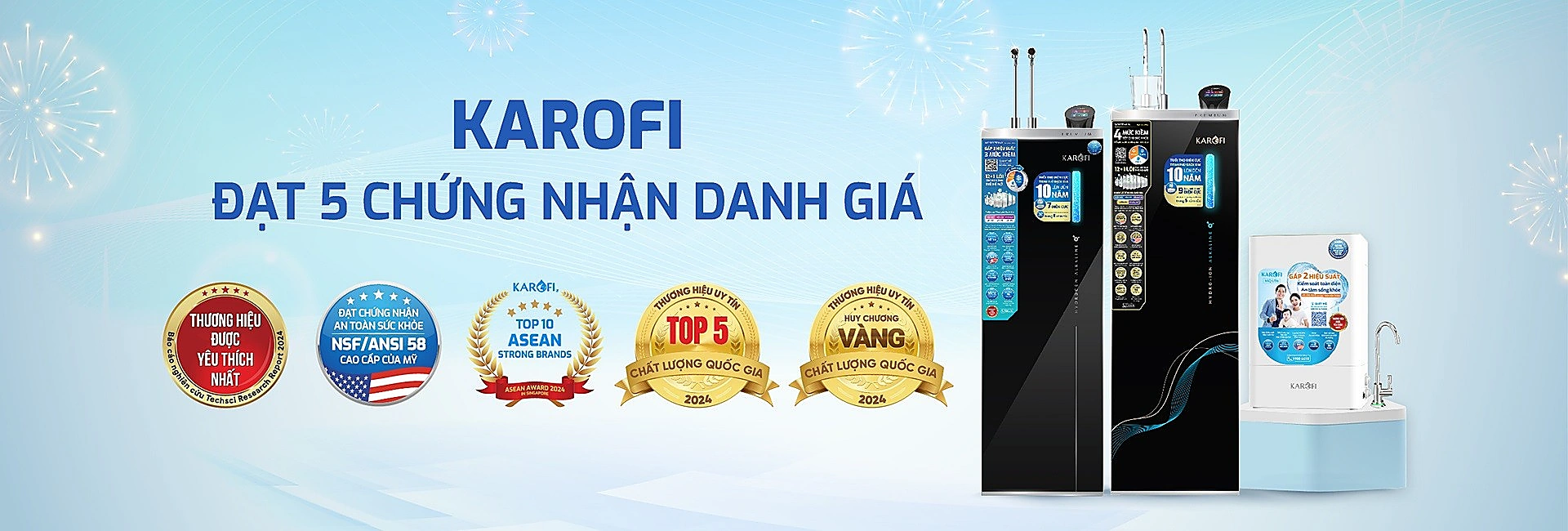 Karofi đạt 5 chứng nhận đánh giá quốc gia và quốc tế
