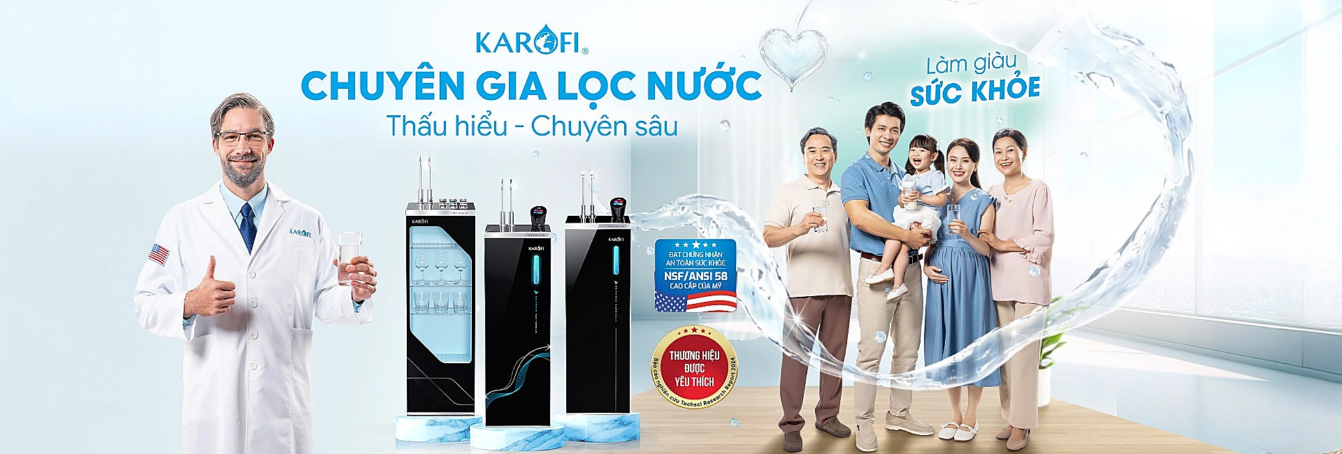 Karofi - Chuyên gia lọc nước thấu hiểu, chuyên sâu