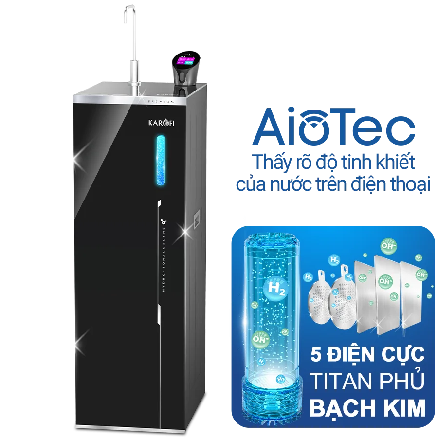Máy lọc nước Hydro-ion kiềm Karofi KAE-S68 PRO - ảnh 1