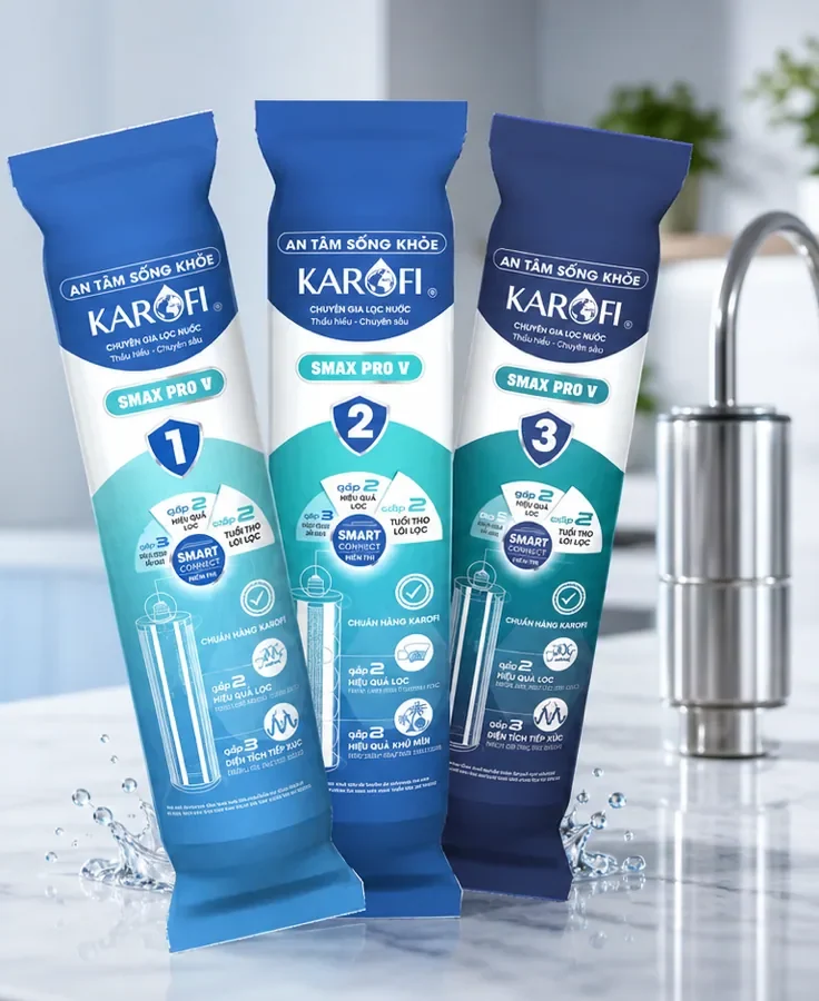 Bộ lõi lọc Karofi Smax Pro V chính hãng